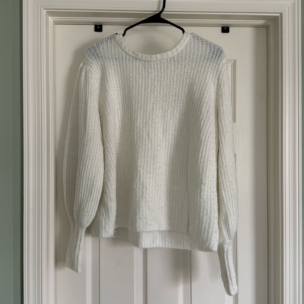 A New Day Cozy White Sweater
